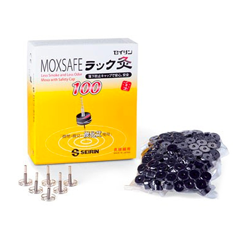 MoxSafe - Smokeless Needle Moxa (100 moxa, 6 holders)