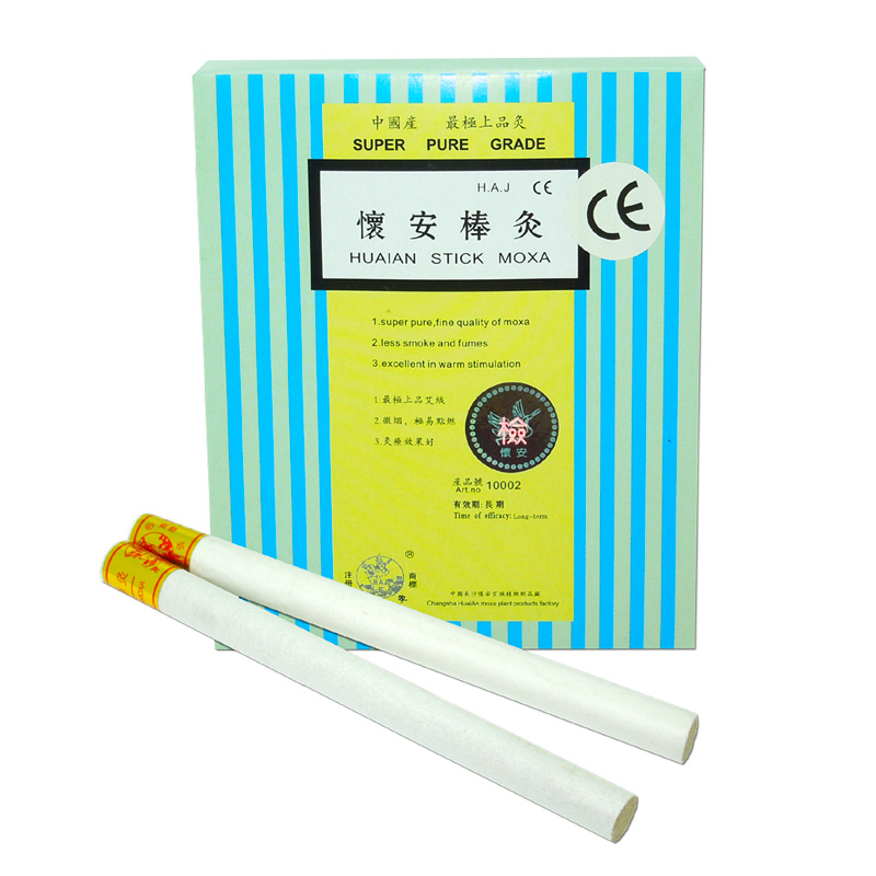 Huaian Stick Moxa, Smoky (thin moxa sticks), 20/box