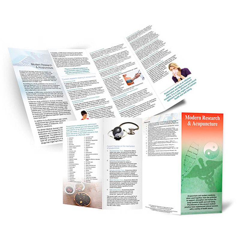 MODERN RESEARCH & ACUPUNCTURE - PATIENT EDUCATION CARDS