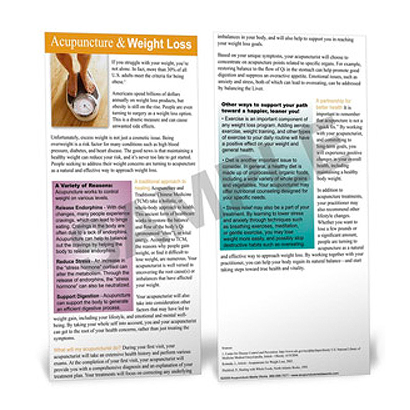 WEIGHT LOSS - PATIENT EDUCATION CARDS